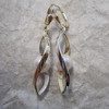 Ohrhänger in Gelb- und Weissgold mit Perle